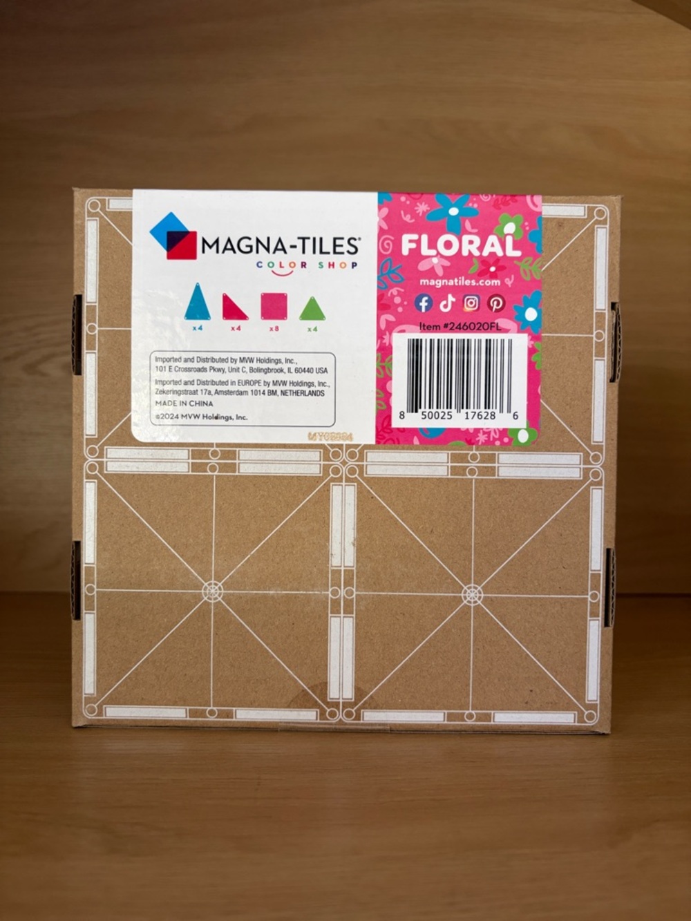 ✨$22✨Magna-Tiles Color Shop 20-Piece Set | Floral (NIB)